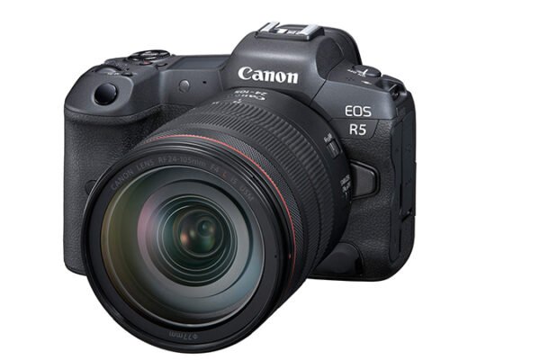 Canon EOS R5 Camera With RF24–105mm F4 L IS USM Lens Kit