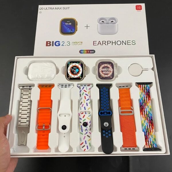 i20 Ultra + 7 Straps + Earuds