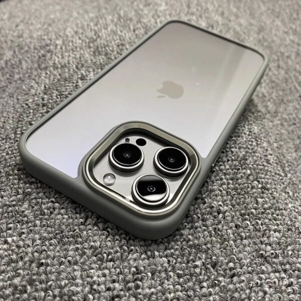Natural titanium AirSkin bumper Case for iPhone - Image 4