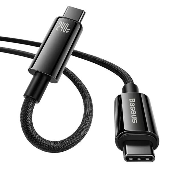 Baseus Tungsten Gold Fast Charging Type C to Type C 240W - Image 2