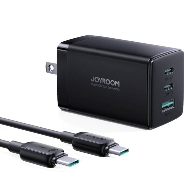 Joyroom GaN Ultra TC-G01 65W 2C1A Fast Charger+100W C to C Cable 1.2m
