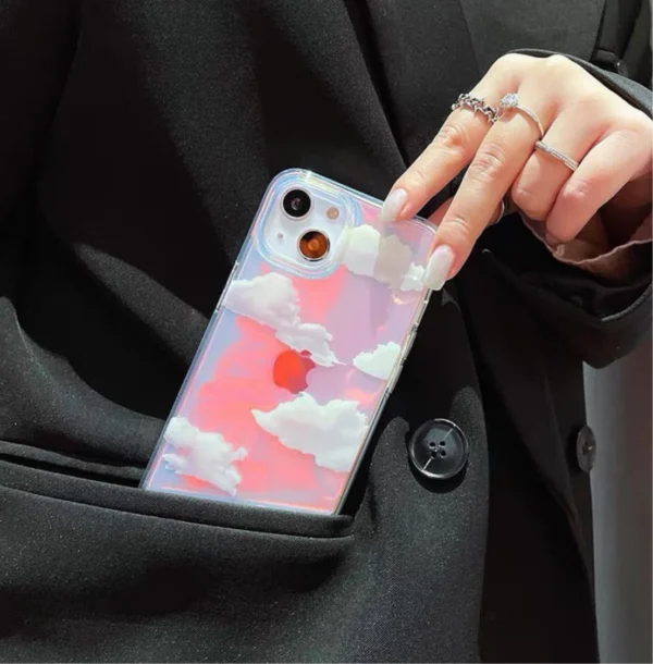 Cloud holographic case for iPhone - Image 6
