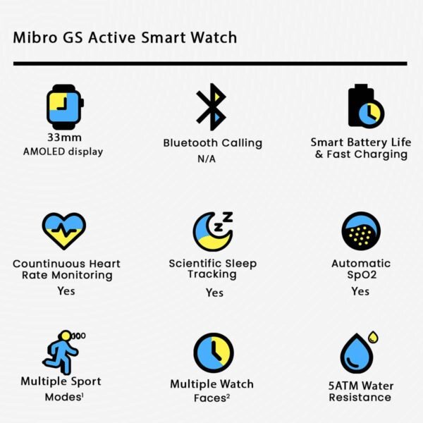 Mibro GS Active Smart Watch - Image 3