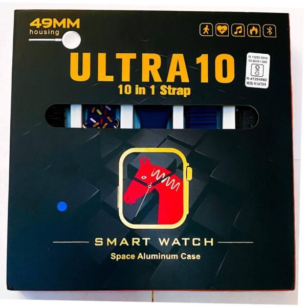 Ultra Smart Watch With 10 Straps - Image 2